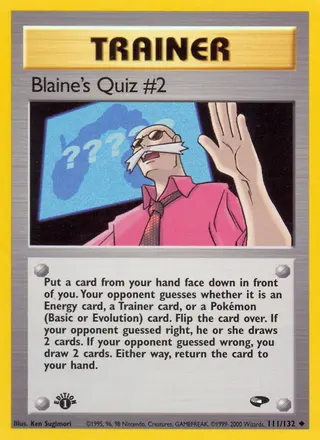 Carta Blaine's Quiz #2