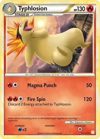 Carta Typhlosion