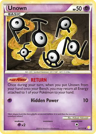 Carta Unown