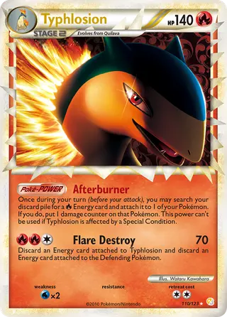 Carta Typhlosion