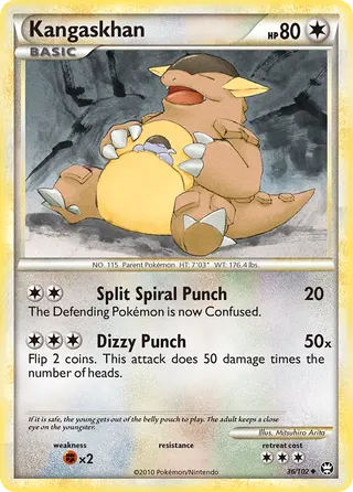 Carta Kangaskhan