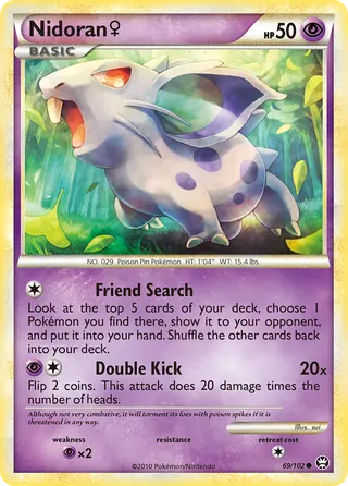 Carta Nidoran♀
