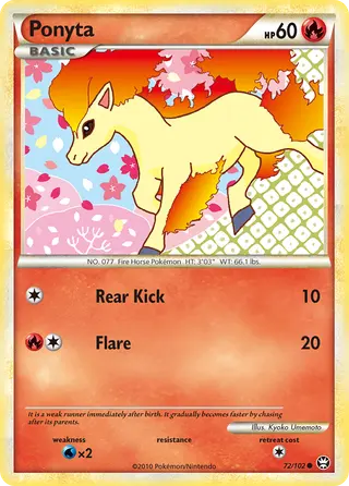 Carta Ponyta