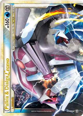 Carta Palkia & Dialga LEGEND