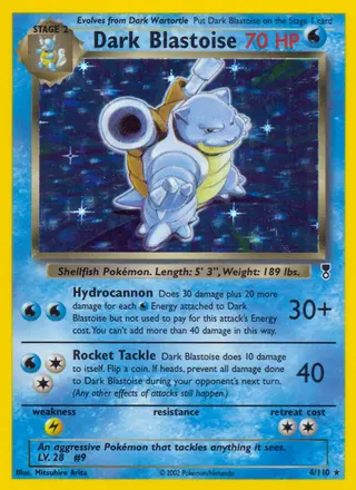 Carta Dark Blastoise