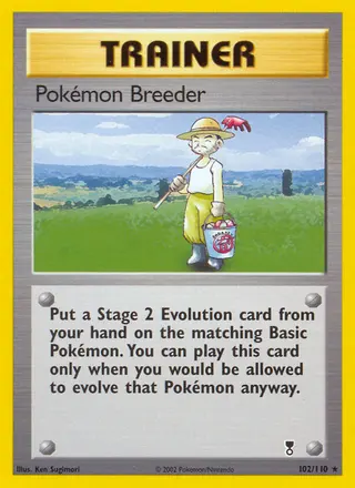 Carta Pokémon Breeder