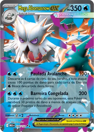 Carta Mega Abomasnow ex