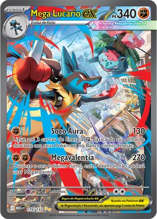 Carta Mega Lucario ex