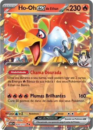 Carta Ho-Oh ex do Ethan