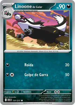 Carta Linoone de Galar