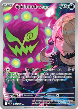 Carta Spiritomb da Cíntia