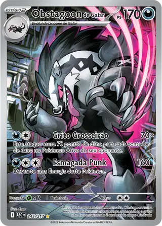Carta Obstagoon de Galar
