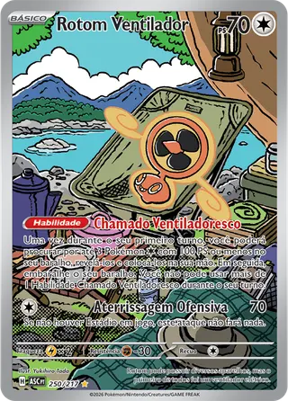 Carta Rotom Ventilador