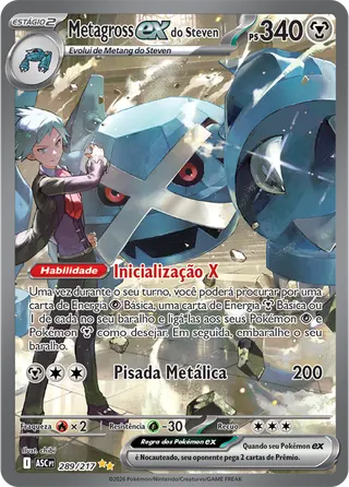 Carta Metagross ex do Steven