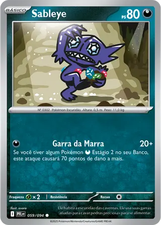 Carta Sableye
