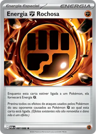 Carta Energia Fighting Rochosa