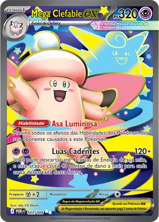 Carta Mega Clefable ex