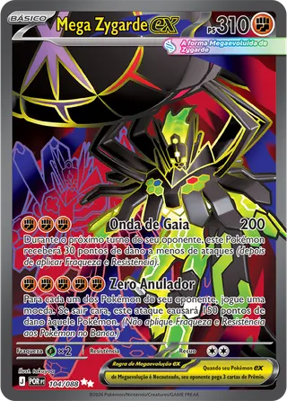 Carta Mega Zygarde ex