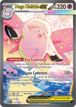 Carta Mega Clefable ex