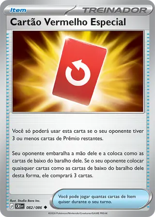 Carta Cartão Vermelho Especial