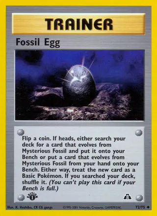 Carta Fossil Egg