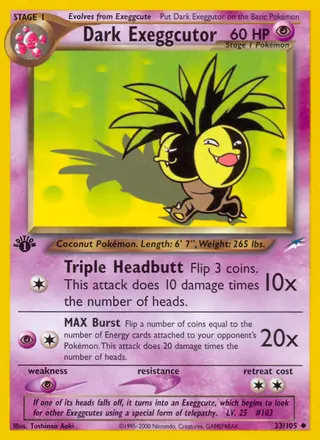 Carta Dark Exeggutor