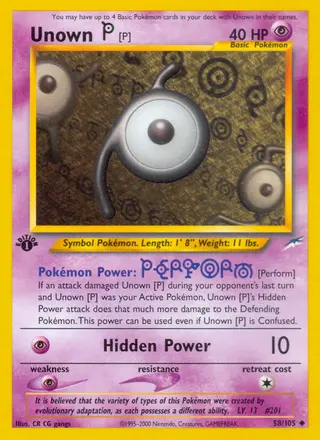 Carta Unown [P]