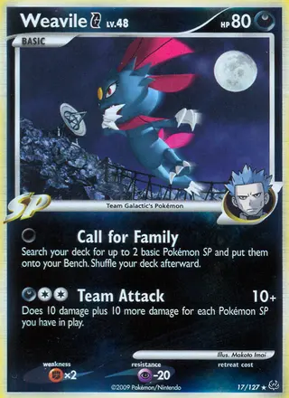 Carta Weavile G