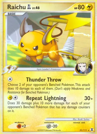 Carta Raichu GL