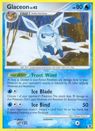 Carta Glaceon