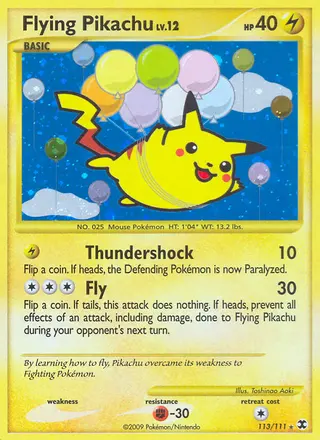 Carta Flying Pikachu