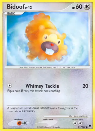 Carta Bidoof