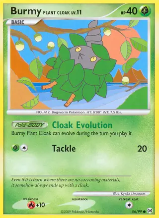 Carta Burmy Plant Cloak