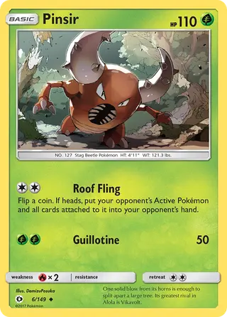 Carta Pinsir