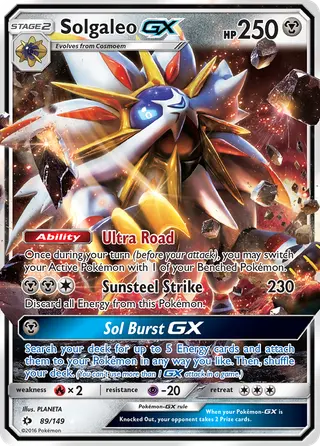 Carta Solgaleo GX