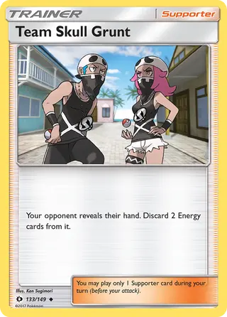 Carta Recruta da Equipe Skull