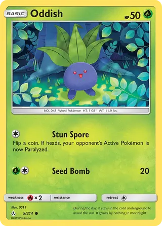 Carta Oddish