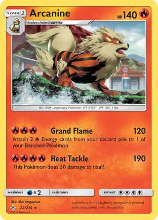 Carta Arcanine