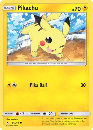 Carta Pikachu