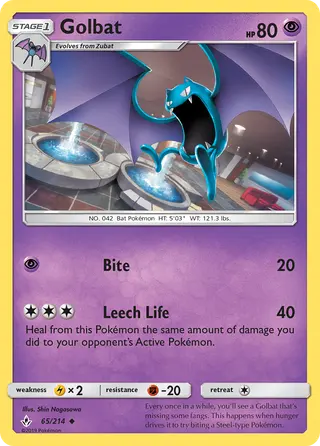 Carta Golbat