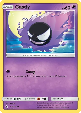 Carta Gastly