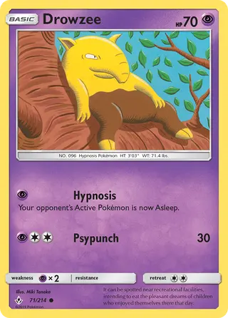 Carta Drowzee