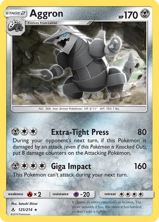 Carta Aggron