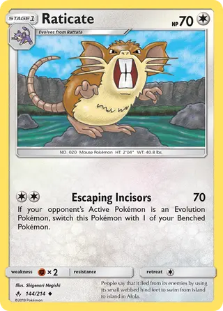 Carta Raticate