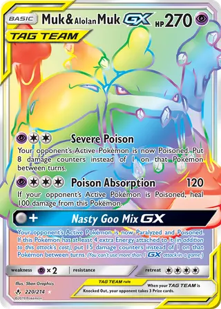 Carta Muk e Muk de Alola GX