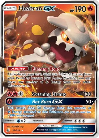 Carta Heatran GX