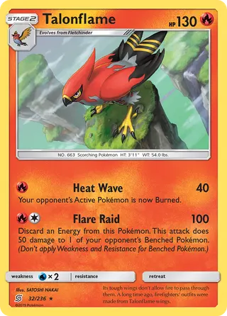 Carta Talonflame