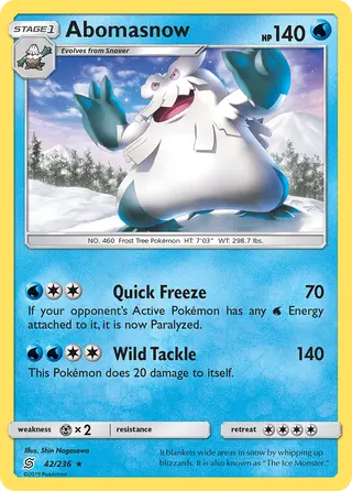 Carta Abomasnow
