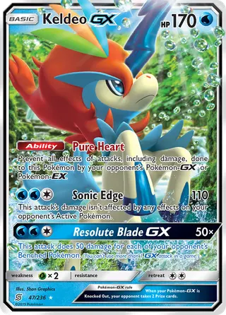Carta Keldeo GX