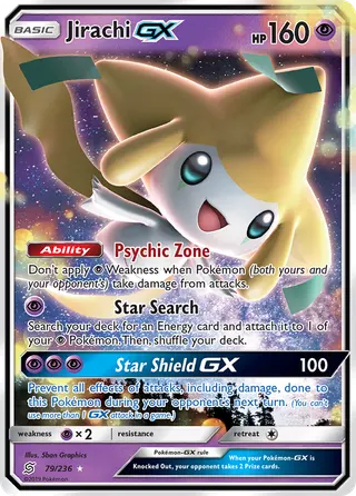 Carta Jirachi GX